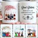 Personalized Mug, Meaningful Birthday Gifts, 5 Sisters Customized Coffee Mug With Names Personalized Mug, Meaningful Birthday Gifts, 5 Sisters Customized Coffee Mug With Names