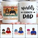 Personalized Mug, Meaningful Father's Day Gifts, Dad & Daughter Customized Coffee Mug With Names Personalized Mug, Meaningful Father's Day Gifts, Dad & Daughter Customized Coffee Mug With Names