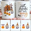 Personalized Mug, Unique Halloween Gifts For Mom, Family & 3 Kids Customized Coffee Mug With Names Personalized Mug, Unique Halloween Gifts For Mom, Family & 3 Kids Customized Coffee Mug With Names