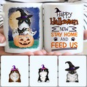 Personalized Mug, Perfect Halloween Gifts For Girlfriend, 5 Cats Customized Coffee Mug With Names Personalized Mug, Perfect Halloween Gifts For Girlfriend, 5 Cats Customized Coffee Mug With Names
