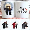 Personalized Mug, Unique Halloween Gifts For Girlfriend, Couple Customized Coffee Mug With Names