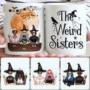 Personalized Mug, Creative Halloween Gifts, The Weird Sisters Customized Coffee Mug With Names Personalized Mug, Creative Halloween Gifts, The Weird Sisters Customized Coffee Mug With Names