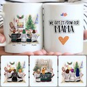 Personalized Mug, Best Christmas Gifts, Mom & 4 Daughters Customized Coffee Mug With Names Personalized Mug, Best Christmas Gifts, Mom & 4 Daughters Customized Coffee Mug With Names