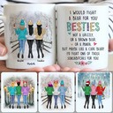 Personalized Mug, Special Christmas Gifts, 3 Best Friends Customized Coffee Mug With Names Personalized Mug, Special Christmas Gifts, 3 Best Friends Customized Coffee Mug With Names