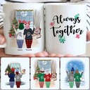 Personalized Mug, Unique Christmas Gifts, 2 Best Friends - Always Together Customized Coffee Mug With Names Personalized Mug, Unique Christmas Gifts, 2 Best Friends - Always Together Customized Coffee Mug With Names