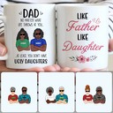 Personalized Mug, Unique Birthday Gifts, Dad & Daughter Customized Coffee Mug With Names Personalized Mug, Unique Birthday Gifts, Dad & Daughter Customized Coffee Mug With Names
