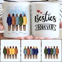 Personalized Mug, Perfect Birthday Gifts, 5 Best Friends Customized Coffee Mug With Names Personalized Mug, Perfect Birthday Gifts, 5 Best Friends Customized Coffee Mug With Names