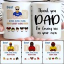 Personalized Mug, Surprise Father's Day Gifts, Dad & 5 Kids Customized Coffee Mug With Names Personalized Mug, Surprise Father's Day Gifts, Dad & 5 Kids Customized Coffee Mug With Names