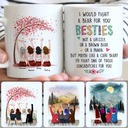 Personalized Mug, Perfect Birthday Gifts, 4 Best Friends Forever Customized Coffee Mug With Names Personalized Mug, Perfect Birthday Gifts, 4 Best Friends Forever Customized Coffee Mug With Names