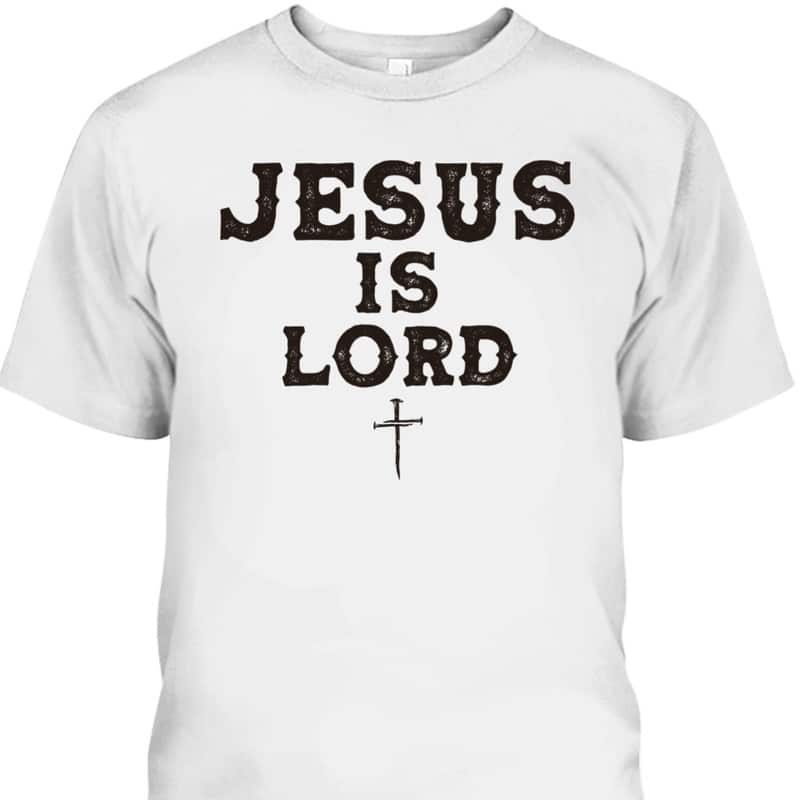 Vintage Jesus Is Lord And Faith Is Our Armor Christian T-Shirt Vintage Jesus Is Lord And Faith Is Our Armor Christian T-Shirt