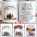 Personalized Mug, Special Birthday Gifts, 3 Best Friends - Always Together Customized Coffee Mug With Names Personalized Mug, Special Birthday Gifts, 3 Best Friends - Always Together Customized Coffee Mug With Names