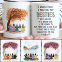 Personalized Mug, Perfect Birthday Gifts , 5 Best Friends - Always Together Customized Coffee Mug With Names Personalized Mug, Perfect Birthday Gifts , 5 Best Friends - Always Together Customized Coffee Mug With Names