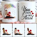 Personalized Mug, Romantic Valentine's Day Gifts, Husband - You Own My Heart Customized Coffee Mug With Names Personalized Mug, Romantic Valentine's Day Gifts, Husband - You Own My Heart Customized Coffee Mug With Names