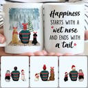 Personalized Mug, Surprise Christmas Gifts, Dad & 2 Dogs Customized Coffee Mug With Names Personalized Mug, Surprise Christmas Gifts, Dad & 2 Dogs Customized Coffee Mug With Names
