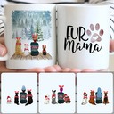 Personalized Mug, Special Christmas Gifts, Mama & 3 Dogs Customized Coffee Mug With Names Personalized Mug, Special Christmas Gifts, Mama & 3 Dogs Customized Coffee Mug With Names