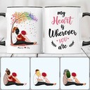 Personalized Accent Mug, Romantic Birthday Gifts,My Boyfriend - You're Awesome Customized Coffee Mug With Names Personalized Accent Mug, Romantic Birthday Gifts,My Boyfriend - You're Awesome Customized Coffee Mug With Names