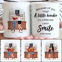 Personalized Mug, Special Birthday Gifts, 2 Best Friends Customized Coffee Mug With Names