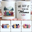 Personalized Mug, Meaningful Birthday Gifts, Mother & 3 Daughters Customized Coffee Mug With Names