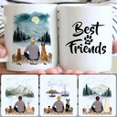 Personalized Mug, Perfect Birthday Gifts, Man, Cat & Dog Customized Coffee Mug With Names Personalized Mug, Perfect Birthday Gifts, Man, Cat & Dog Customized Coffee Mug With Names