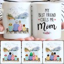 Personalized Mug, Special Thanksgiving Gifts, Grandma, Mom & 2 Kids Customized Coffee Mug With Names Personalized Mug, Special Thanksgiving Gifts, Grandma, Mom & 2 Kids Customized Coffee Mug With Names