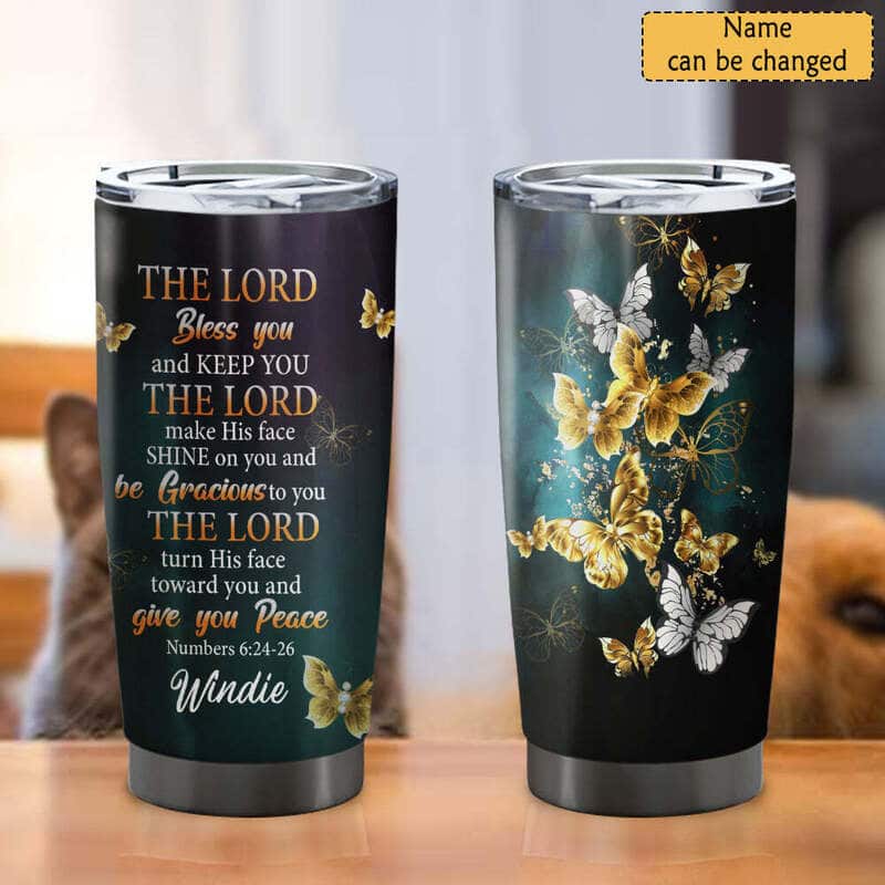 Personalized The Lord Bless You And Keep You The Lord Bible Verse Christian Religious Tumbler Personalized The Lord Bless You And Keep You The Lord Bible Verse Christian Religious Tumbler