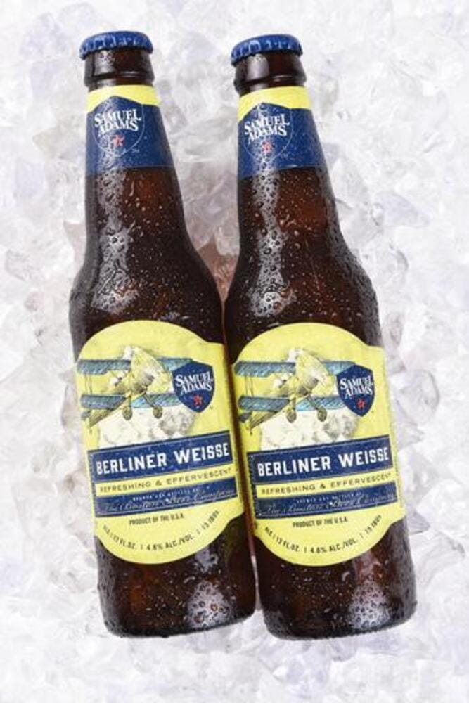 Samuel Adams Berliner Weisse on ice. From the Boston Beer Company. Based on sales in 2016, it is the second largest craft Samuel Adams Berliner Weisse on ice. From the Boston Beer Company. Based on sales in 2016, it is the second largest craft