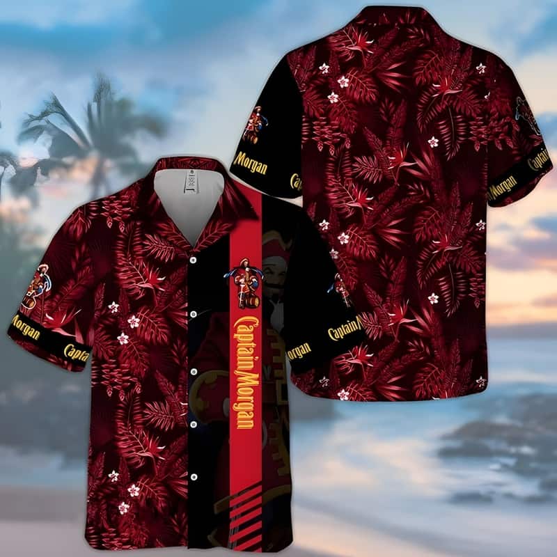 Special Captain Morgan Hawaiian Shirt Tropical Foliage Gift For Summer Trip Special Captain Morgan Hawaiian Shirt Tropical Foliage Gift For Summer Trip
