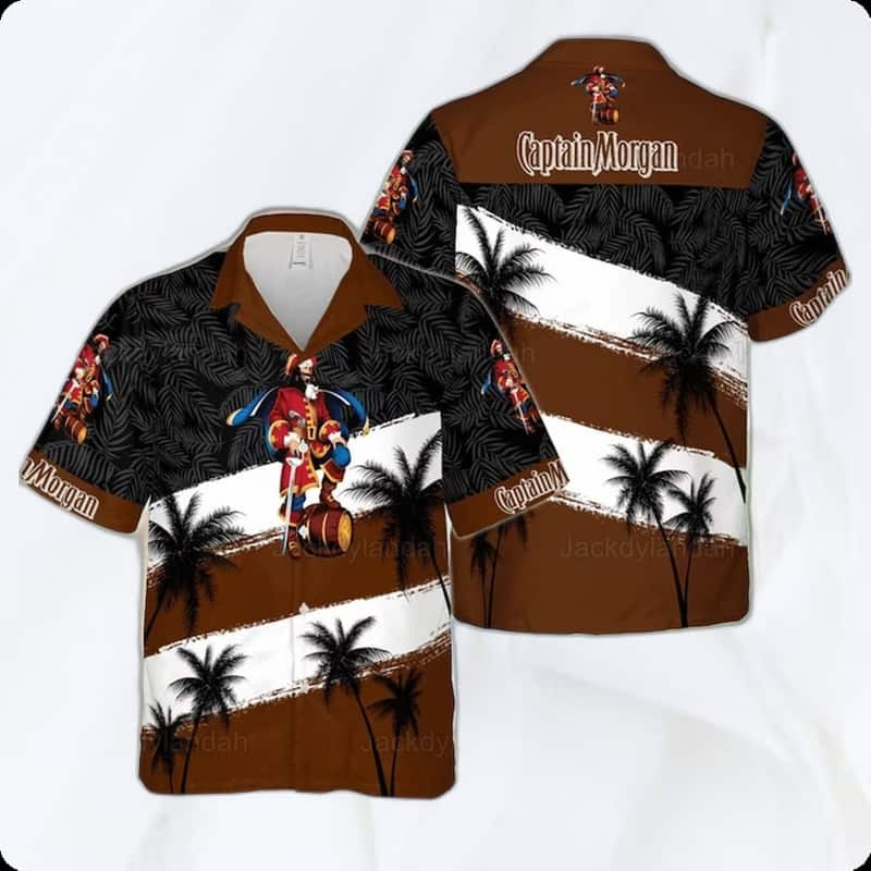 Captain Morgan Hawaiian Shirt Tropical Palm Tree Beach Lovers Gifts Captain Morgan Hawaiian Shirt Tropical Palm Tree Beach Lovers Gifts