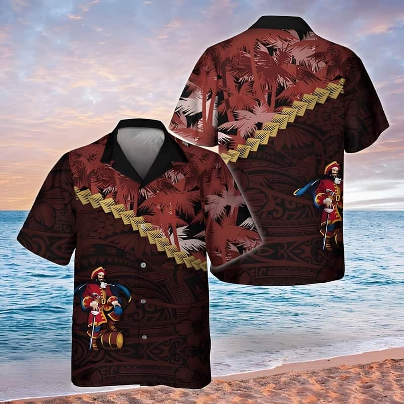 Dark Rum Captain Morgan Hawaiian Shirt Aloha Gift For Husband Dark Rum Captain Morgan Hawaiian Shirt Aloha Gift For Husband