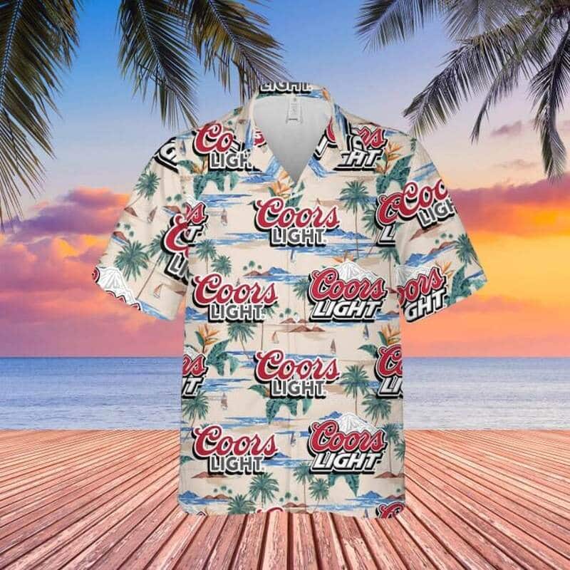 Classic Coors Light Hawaiian Shirt Aloha Island Gift For Beer Fans Classic Coors Light Hawaiian Shirt Aloha Island Gift For Beer Fans