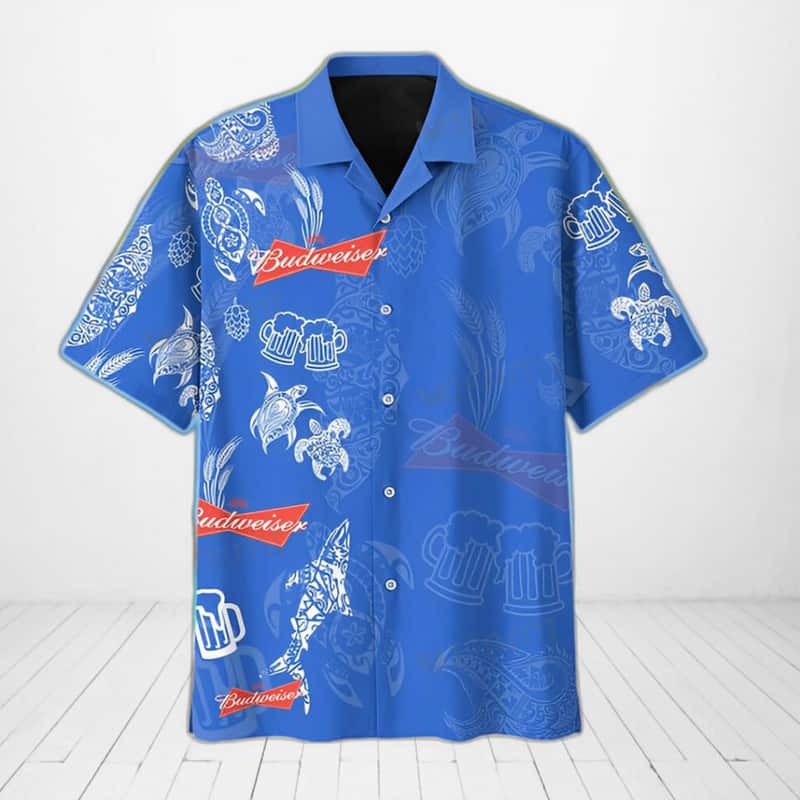 Budweiser Beer Hawaiian Shirt Ocean World Best Gift For Summer Lovers Budweiser Beer Hawaiian Shirt Ocean World Best Gift For Summer Lovers