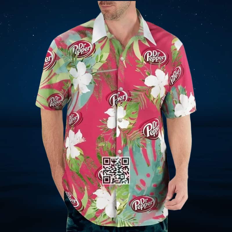 Dr Pepper Beer Hawaiian Shirt Father's Day Gift For Beach Lovers Dr Pepper Beer Hawaiian Shirt Father's Day Gift For Beach Lovers