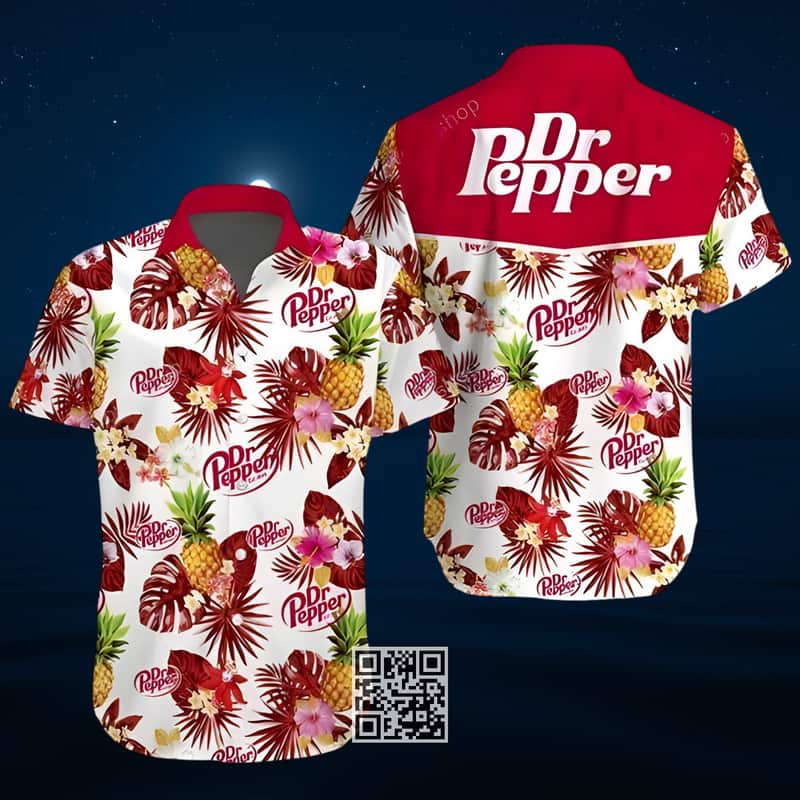 Dr Pepper Hawaiian Shirt Tropical Pattern Best Gift For Beer Lovers Dr Pepper Hawaiian Shirt Tropical Pattern Best Gift For Beer Lovers