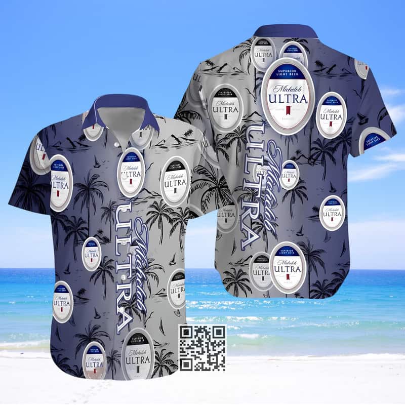 Michelob Ultra Hawaiian Shirt Beach Gift For Friend Michelob Ultra Hawaiian Shirt Beach Gift For Friend