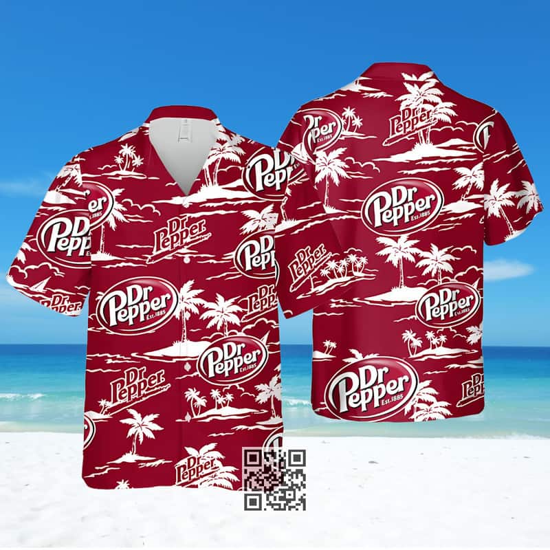 Dr Pepper Beer Hawaiian Shirt Summer Gift For Beach Trip Dr Pepper Beer Hawaiian Shirt Summer Gift For Beach Trip