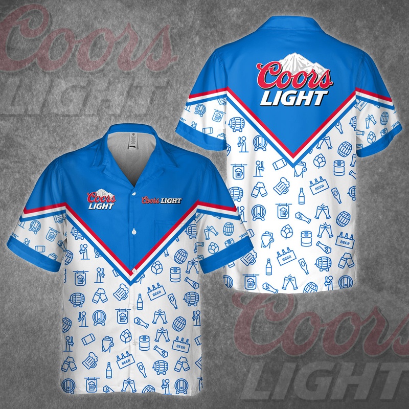 Stylish Coors Light Hawaiian Shirt Summer Gift For Summer Lovers Stylish Coors Light Hawaiian Shirt Summer Gift For Summer Lovers