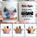Personalized Mug, Memorial Birthday Gifts, Mother & Daughter Customized Coffee Mug With Names Personalized Mug, Memorial Birthday Gifts, Mother & Daughter Customized Coffee Mug With Names