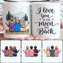 Personalized Mug, Meaningful Gifts For Mom, Mother & 2 Daughters Customized Coffee Mug With Names Personalized Mug, Meaningful Gifts For Mom, Mother & 2 Daughters Customized Coffee Mug With Names