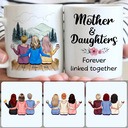Personalized Mug, Special Gifts For Mother, Mother & 2 Daughters Customized Coffee Mug With Names
