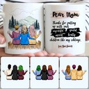 Personalized Mug, Special Birthday Gifts, Mother & 2 Daughters Customized Coffee Mug With Names Personalized Mug, Special Birthday Gifts, Mother & 2 Daughters Customized Coffee Mug With Names