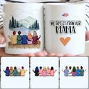 Personalized Mug, Memorial Gifts For Mom, Mother & 4 Daughters Customized Coffee Mug With Names Personalized Mug, Memorial Gifts For Mom, Mother & 4 Daughters Customized Coffee Mug With Names