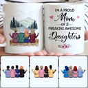Personalized Mug, Surprise Birthday Gifts, Mother & 3 Daughters Customized Coffee Mug With Names Personalized Mug, Surprise Birthday Gifts, Mother & 3 Daughters Customized Coffee Mug With Names