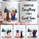 Personalized Mug, Memorial Gifts For Grandma Nana Grandmother, Girl & Dog Customized Coffee Mug With Names Personalized Mug, Memorial Gifts For Grandma Nana Grandmother, Girl & Dog Customized Coffee Mug With Names