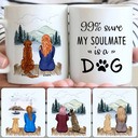 Personalized Mug, Unique Gifts For Girls, Girl & Dog Customized Coffee Mug With Names Personalized Mug, Unique Gifts For Girls, Girl & Dog Customized Coffee Mug With Names