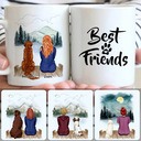 Personalized Mug, Creative Gifts For Dog Owner, Girl & Dog Customized Coffee Mug With Names Personalized Mug, Creative Gifts For Dog Owner, Girl & Dog Customized Coffee Mug With Names