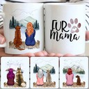 Personalized Mug, Best Gifts For Dog Lovers, Girl & Dog Customized Coffee Mug With Names