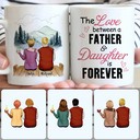 Personalized Mug, Special Father's Day Gifts, Father & Daughter Customized Coffee Mug With Names Personalized Mug, Special Father's Day Gifts, Father & Daughter Customized Coffee Mug With Names