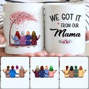 Personalized Mug, Meaningful Gifts For Mom, Mother & 3 Daughters Customized Coffee Mug With Names Personalized Mug, Meaningful Gifts For Mom, Mother & 3 Daughters Customized Coffee Mug With Names