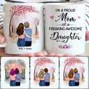 Personalized Mug, Special Gifts For Mom, Mother & Daughter Customized Coffee Mug With Names Personalized Mug, Special Gifts For Mom, Mother & Daughter Customized Coffee Mug With Names
