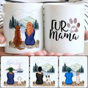 Personalized Mug, Meaningful Gifts For Mother In Law, Girl & Dog Customized Coffee Mug With Names Personalized Mug, Meaningful Gifts For Mother In Law, Girl & Dog Customized Coffee Mug With Names